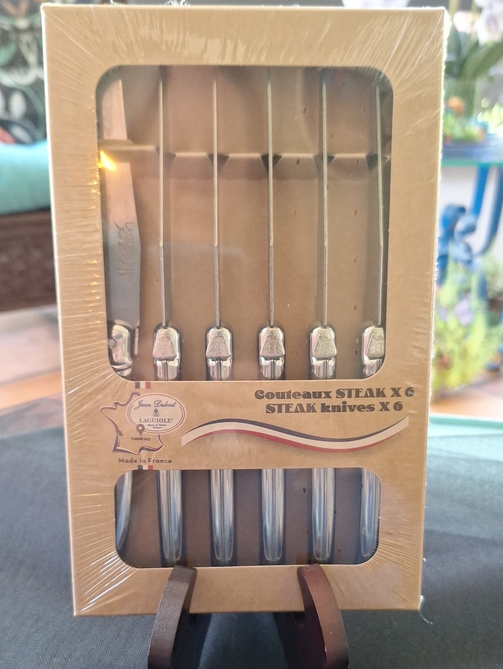 Brand New Laguiole Stainless Steel Steak Knives - Silver Finish